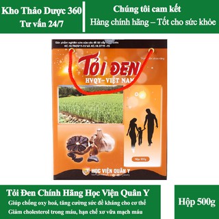 Tỏi đen Học viện Quân Y - Hộp 500g giúp tăng cường sức đề kháng