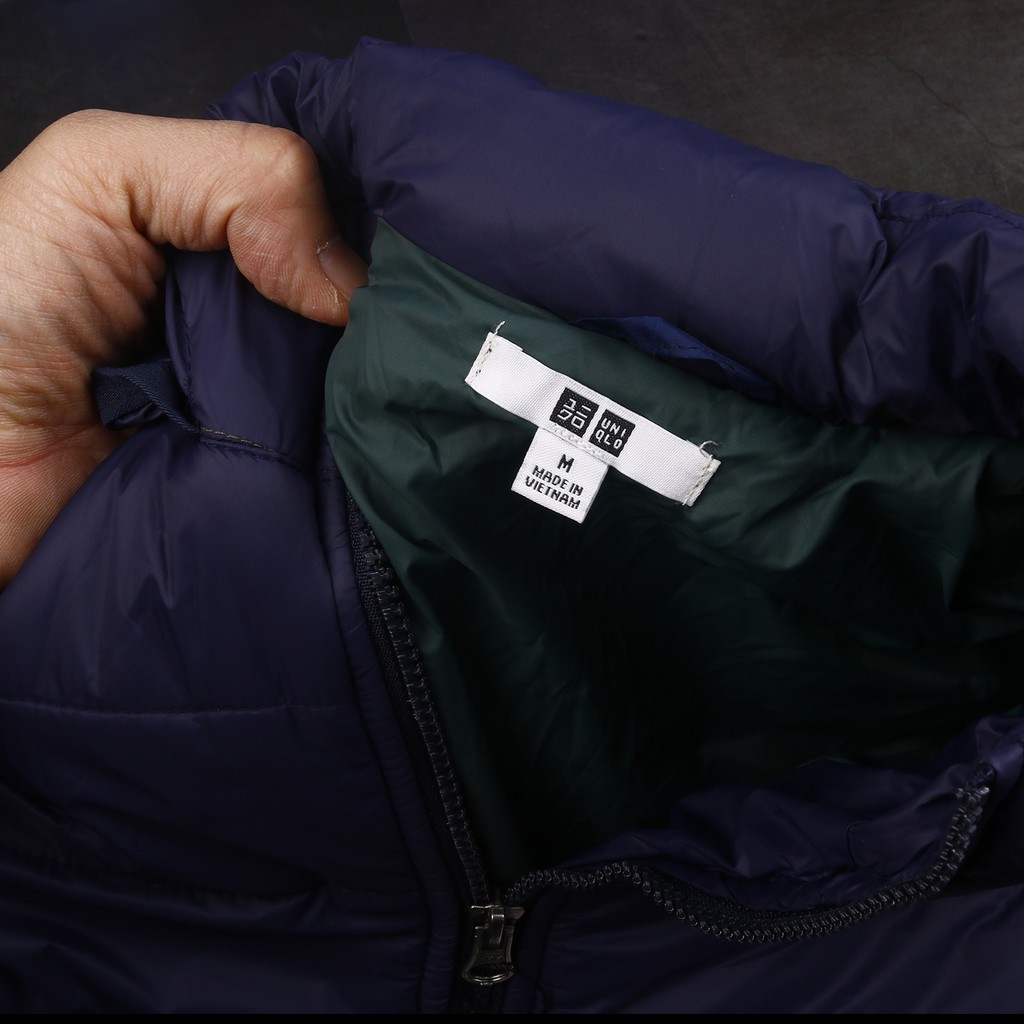 Áo khoác phao nam siêu nhẹ giá thanh lý màu xanh than -ghi- đỏ | BigBuy360 - bigbuy360.vn