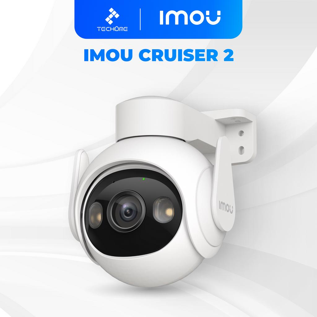 Camera WiFi Imou Cruiser 2 IPC-GS7EP 5MP dùng ngoài trời xoay 360 độ tích hợp đèn pha còi báo động đàm thoại 2 chiều