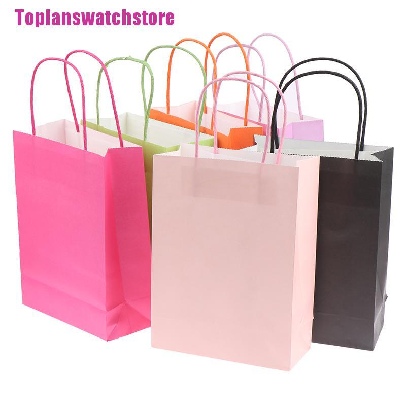 Túi Giấy Màu Sắc Xinh Xắn Có Tay Cầm Tiện Lợi