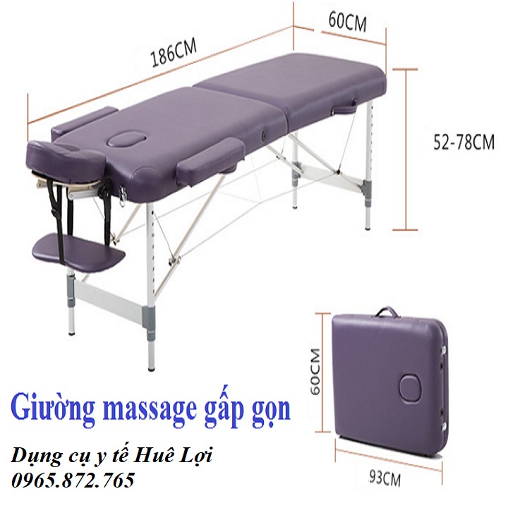 Giường Spa massage chân hợp kim nhôm  HL2