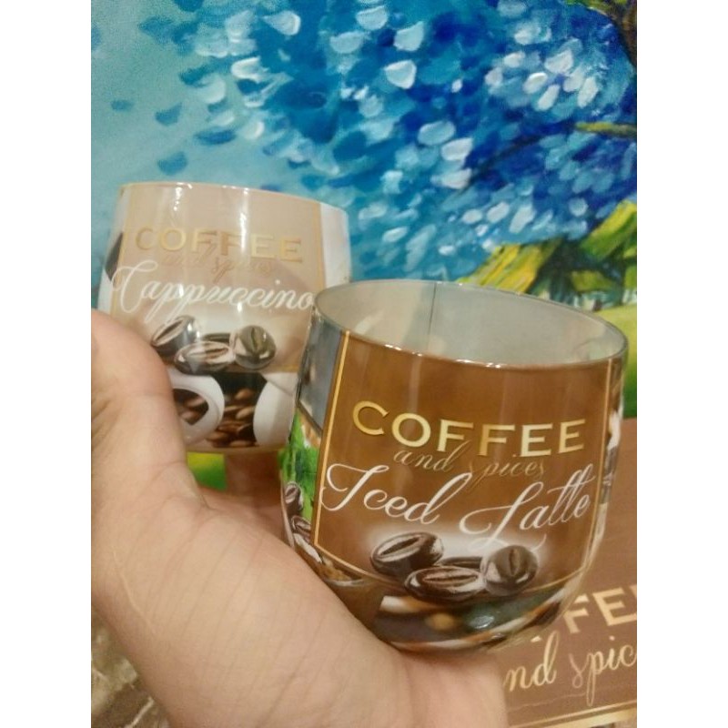 Ly nến thơm Bartek Candles BAT6496 Coffee & Spices 100g (Hương cà phê Iced Latte)