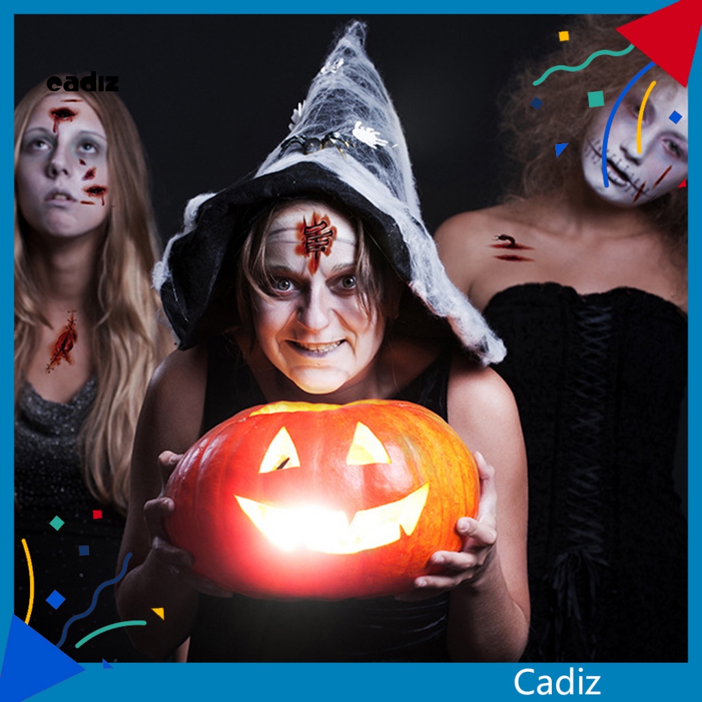 Hình Xăm Dán Tạm Thời Chống Thấm Mồ Hôi Phong Cách Halloween