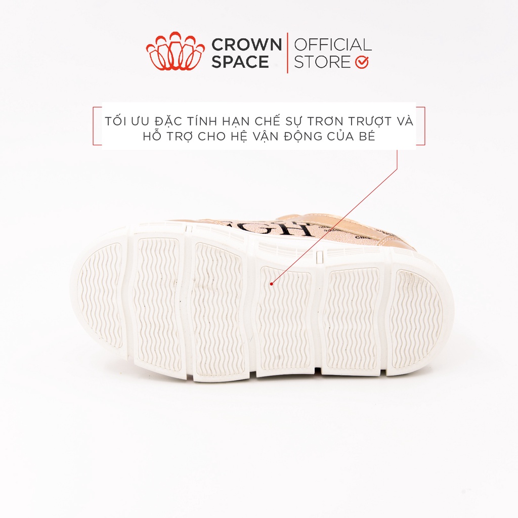 Giày Thể Thao Sneaker Bé Trai Đi Học Đi Chơi Crown Space Cao Cấp CRUK251 Nhẹ Êm Size 27-32[Mã LTP200 giảm 200K đơn 699K]