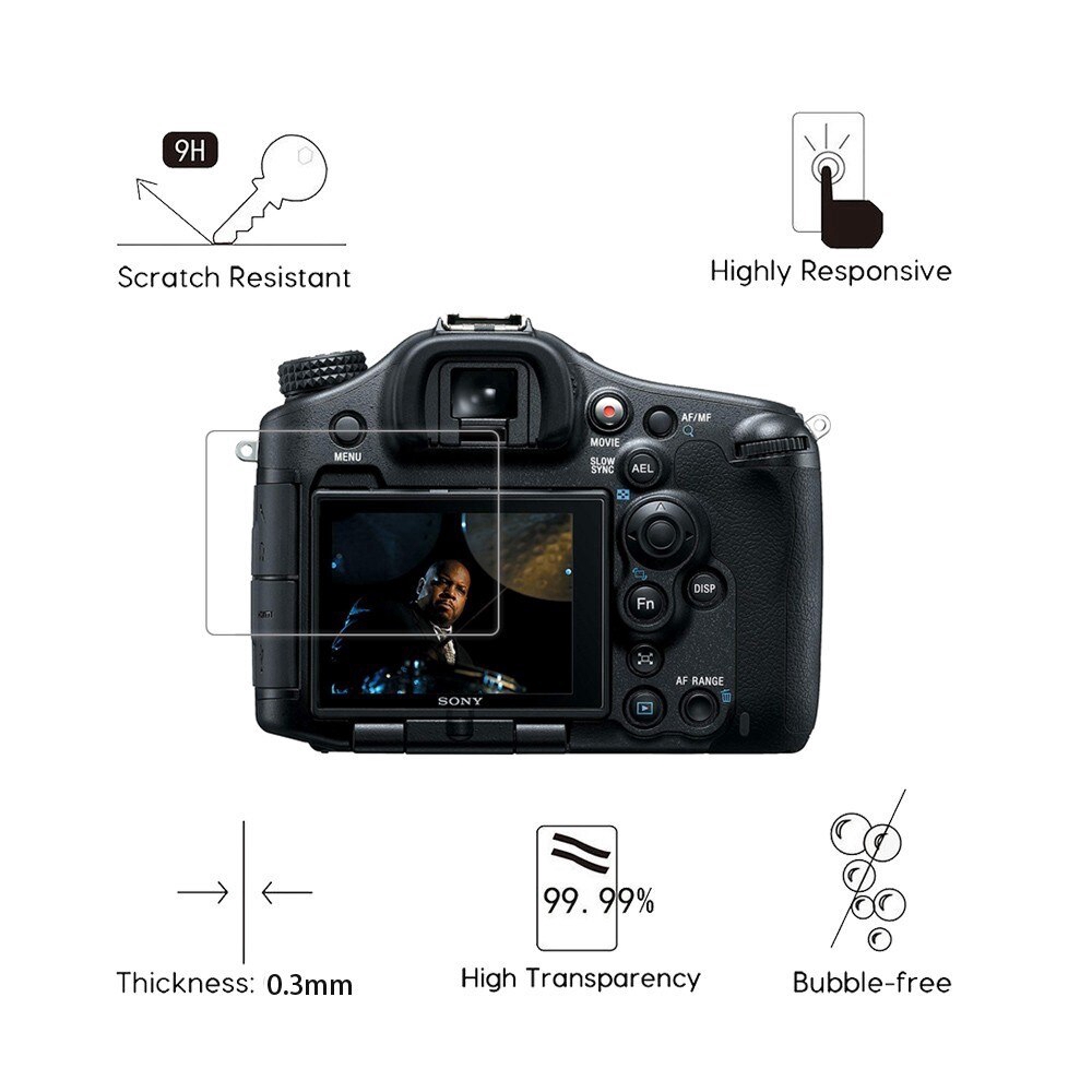 Set 2 Kính Cường Lực Bảo Vệ Màn Hình Điện Thoại Sony A7iii A7 Iii Ii A6000 A6500 A5000 A6300 Rx100 Rx10 A7r Iii Ii A77 A99