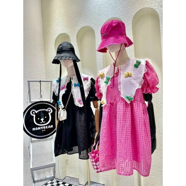 BIGSIZE HIẾU HIẾU ( Đầm babydoll kèm nơ 55-100kg )