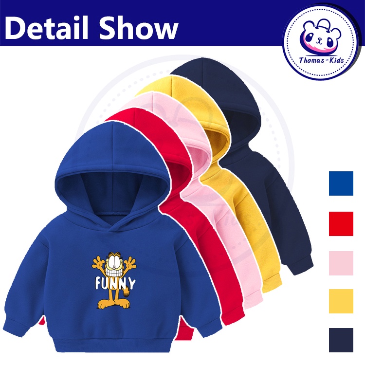 [THOMAS Kids] 2022 Áo Khoác Có Mũ Trùm Đầu Cho Bé Trai Và Bé Gái 2-6 Tuổi Bán Sỉ