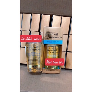 Tinh dầu dưỡng tóc OGX Renewing Argan Oil Of Morocco Extra Penetrating Oil Dry & Coarse Hair 100ml
