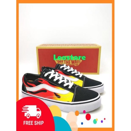 [Chất lượng số 1] [Box hãng, Free ship] Giầy sneaker Van old kool Lửa nam nữ