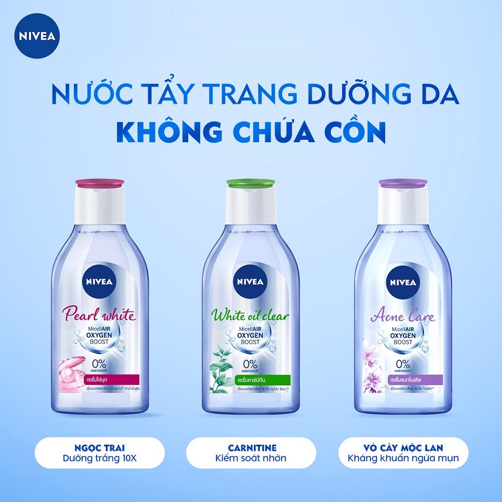 [Mã COSGLORIAT3 -8% đơn 250K] Nước Tẩy Trang NIVEA Kiểm Soát Nhờn 400ml - 84212