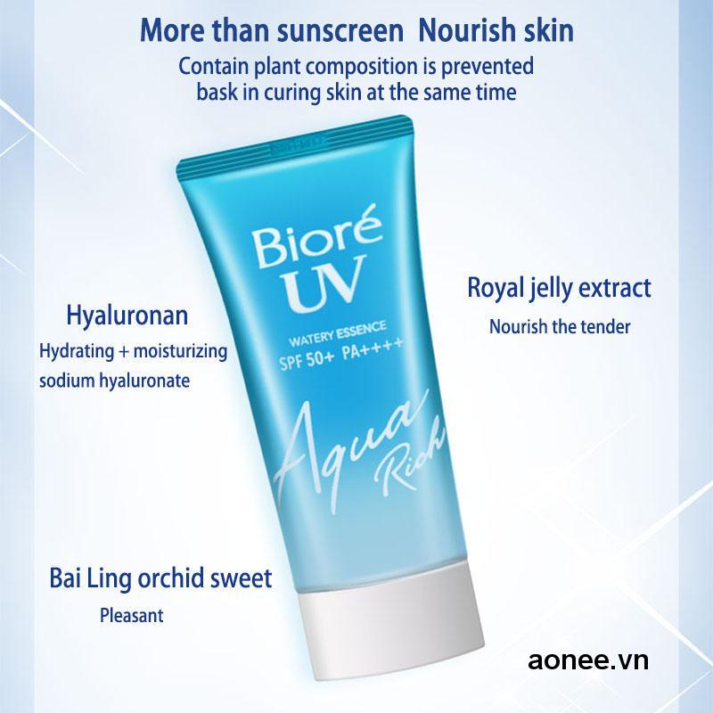 ✨✨Kem chống nắng – Biore UV Aqua Rich Watery Essence SPF 50+/ PA++++