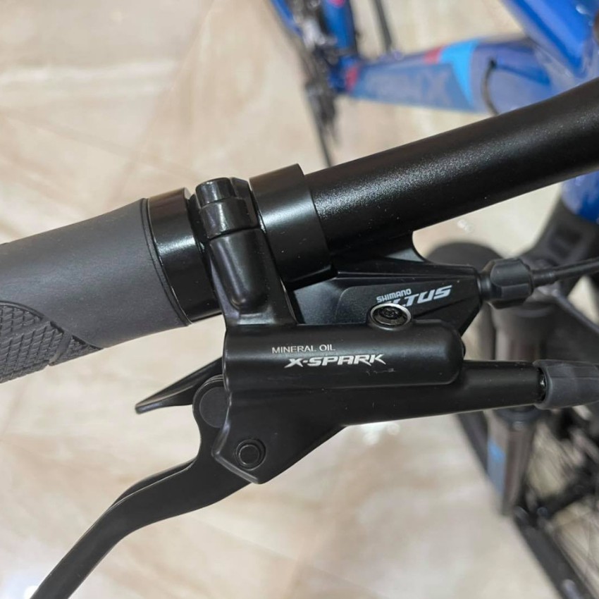Xe đạp địa hình TRINX X1 ELITE, khung sườn Nhôm công nghệ 6061 26*17", Bộ truyền động Shimano Altus 27speed, màu xanhsky