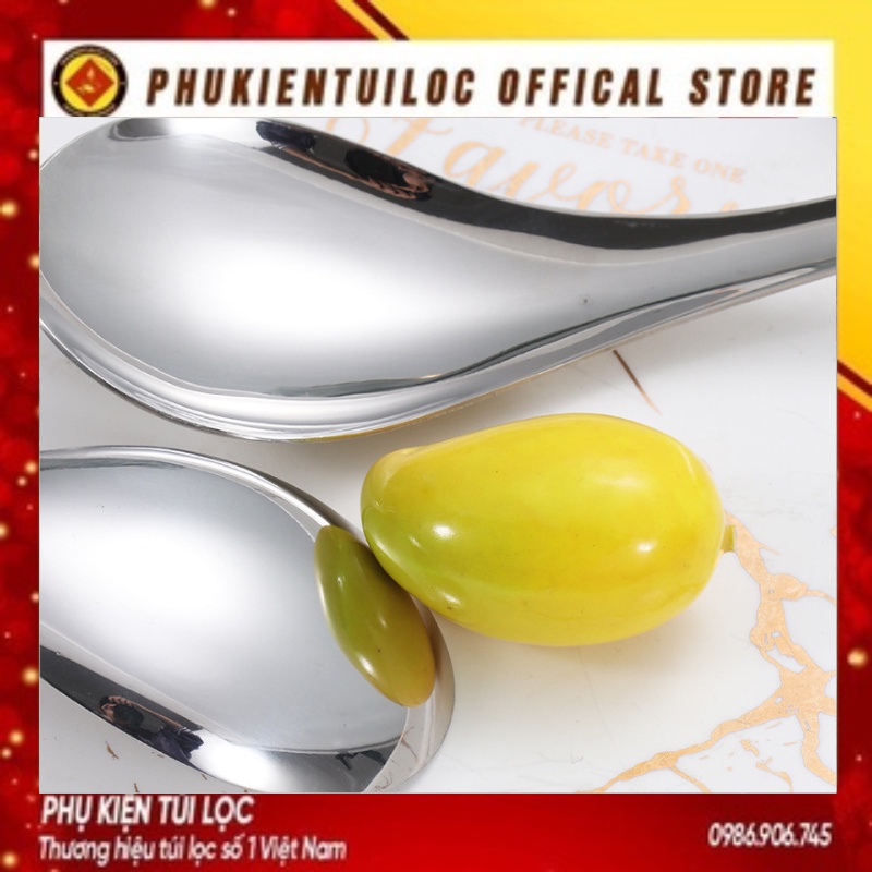 Thìa Muỗng Inox Cao Cấp đáy sâu phù hợp ăn dặm dành cho trẻ em, ăn cơm, ăn súp...- Phukientuiloc.com