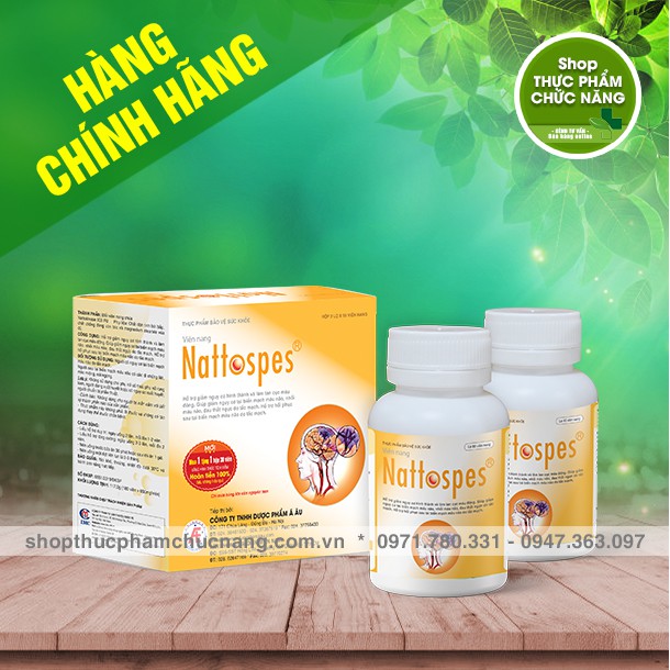 ✅ NATTOSPES - HỘP LỚN (2 LỌ, 180 viên) - MUA 1 TẶNG 1