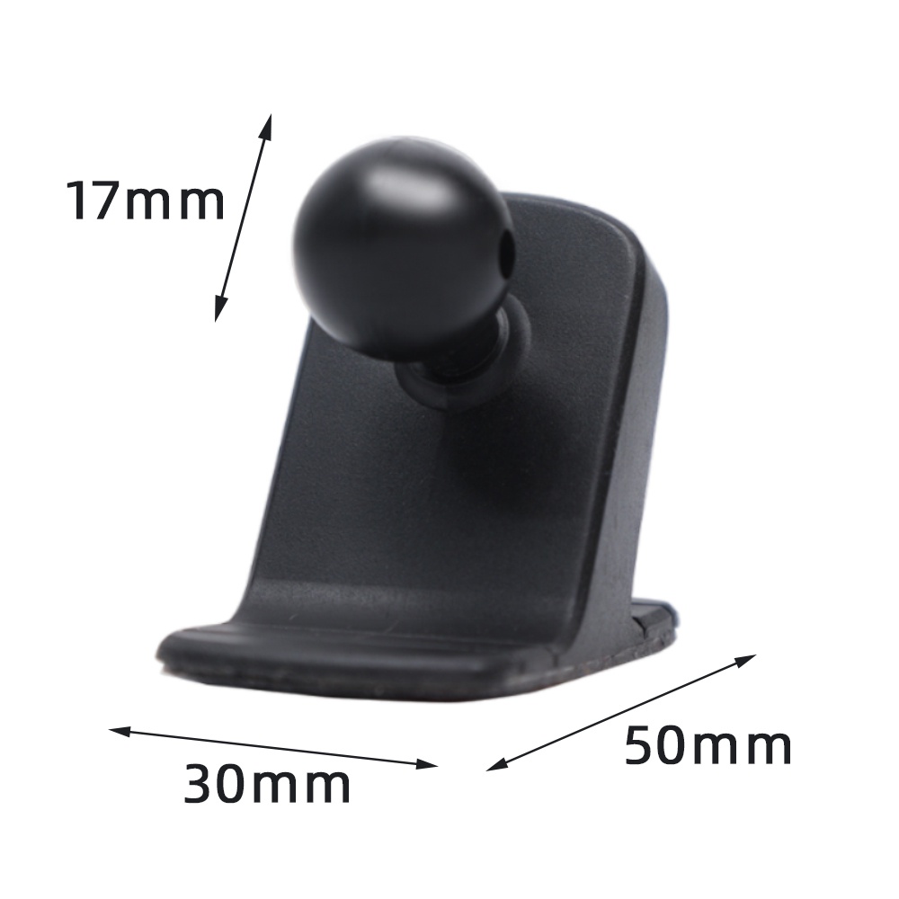 Giá Đỡ Điện Thoại Gắn Lỗ Thông Gió Xe Hơi Đầu Bi 17mm Chống Trượt Có Thể Xoay Được