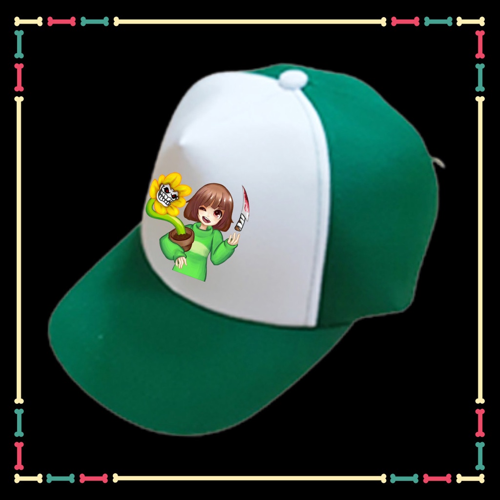 Mũ lưỡi trai cho bé gái in hình Chara ( Biệt đội Gangster)