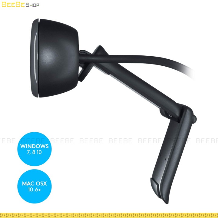 LOGITECH C270 - Webcam Máy Tính, Laptop, Có Micro, HD 720p, 30fps (Bảo Hành 2 Năm) | BigBuy360 - bigbuy360.vn