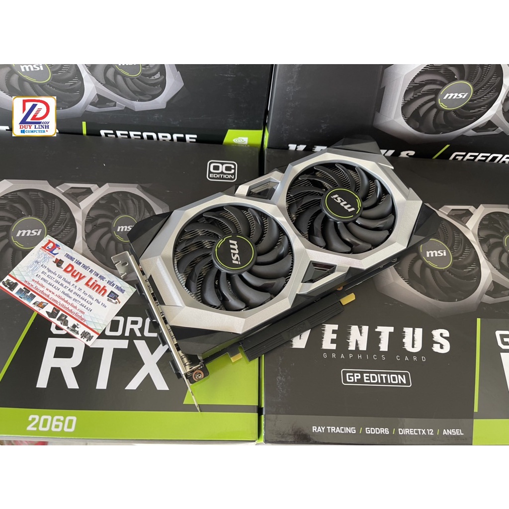 VGA MSI RTX 2060 VENTUS 6G OC Full Hộp như mới còn bảo hành 02/2025
