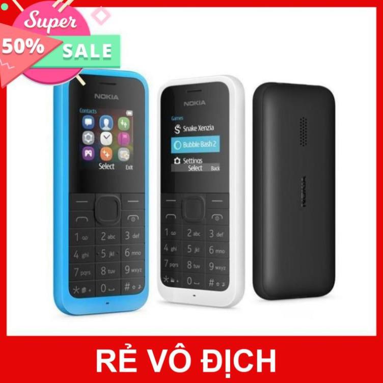 Điện Thoại Nokia 105 Bản 2 Sim Zin Chính Hãng kèm pin sạc