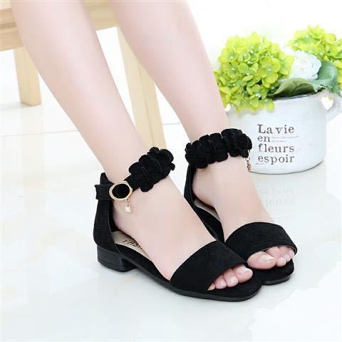 Little girl Korean fashion sandals PAPAYA