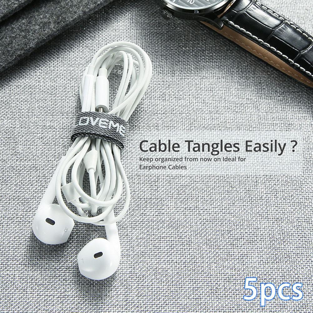 Set 4 phụ kiện cột dây con chuột/tai nghe gọn gàng dài 14cm