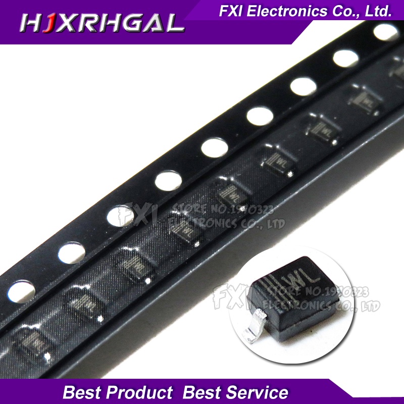 Set 100 Điốt Zener Smd 18v Sod-323 0805 0.25w Smd Diode Bzt52C18V Wl Mm3Z18V Chuyên Dụng