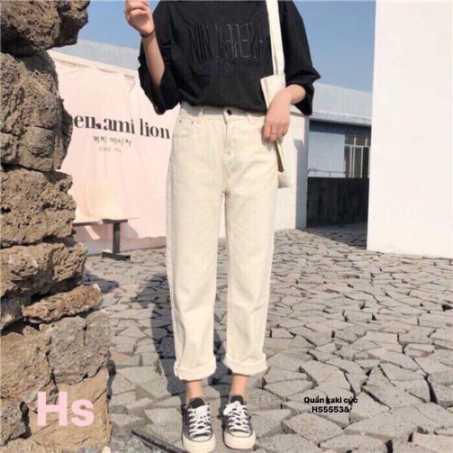 Quần kaki cạp cúc (HS)