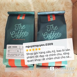 1kg Cà phê rang xay (The Coffee Long Khanh Roastering) cà phê pha phin nguyên chất 100% ROBUSTA