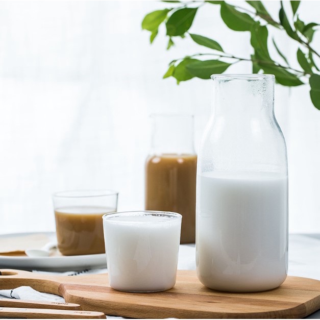 Bình thủy tinh có nắp đựng đồ uống, trang trí, chụp ảnh giới thiệu sản phẩm 103 - Shop28Decor.com