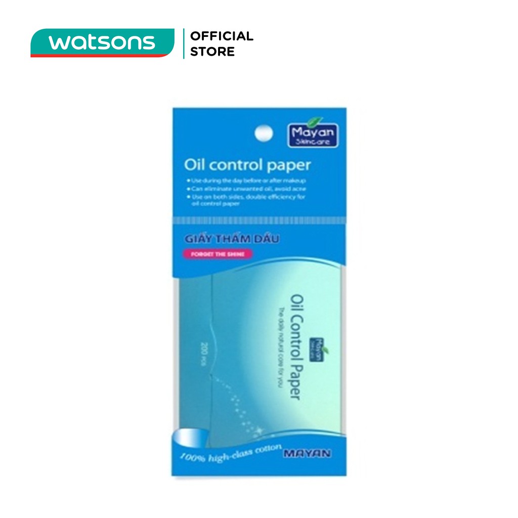 Giấy Thấm Dầu Mayan Oil Control Paper 200 tờ/ gói | BigBuy360 - bigbuy360.vn