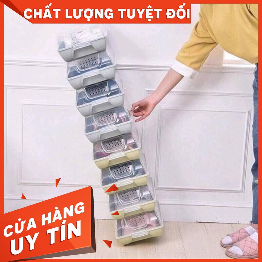 (Thanh lý kho giá sỉ) Hộp đựng giày dép bằng nhựa