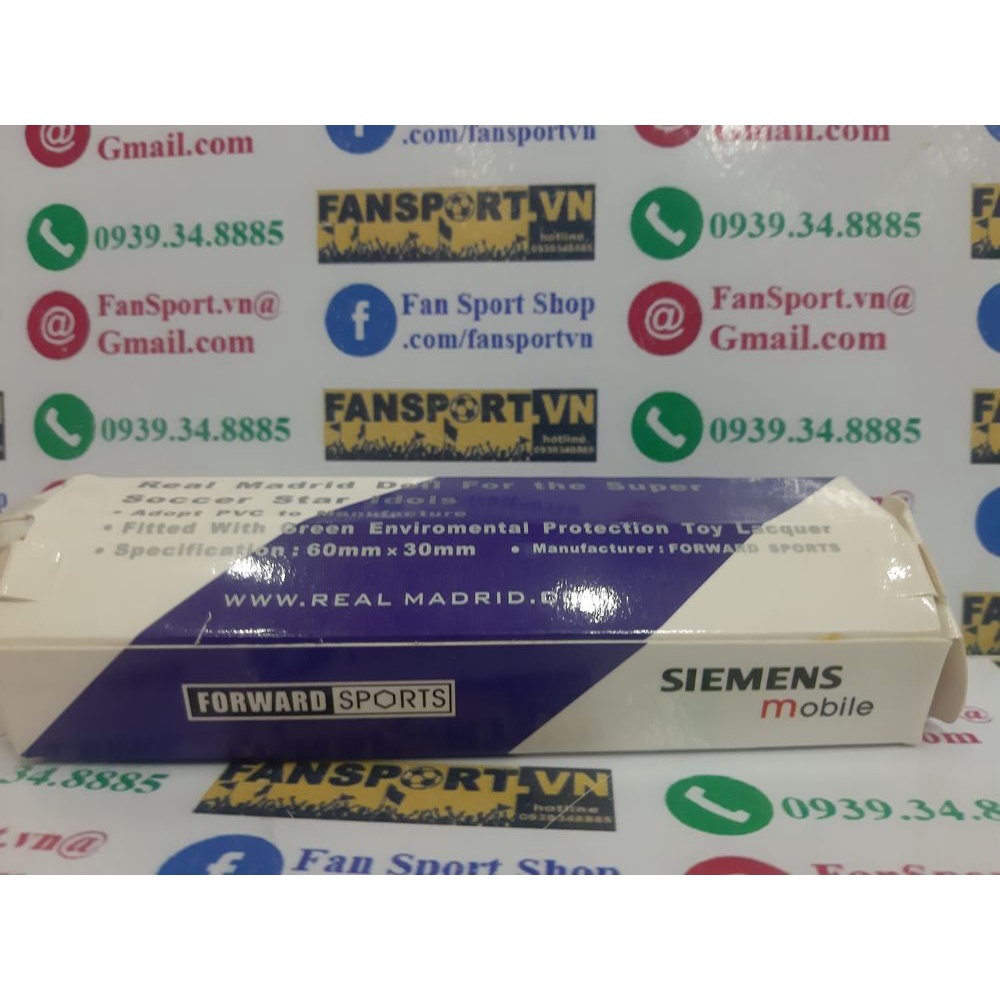 Tượng cầu thủ bóng đá David Beckham 23 Real Madrid 2003-2004 home figure forward sport