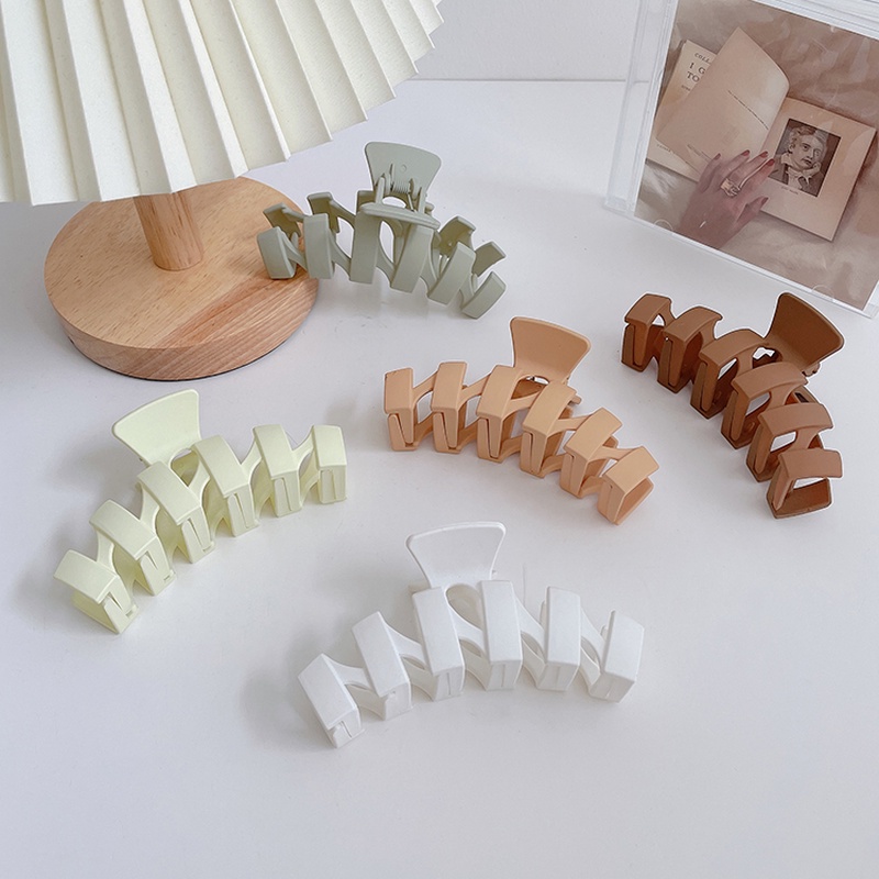 Kẹp tóc lớn kiểu dáng đơn giản phong cách Hàn Quốc 2021 cho nữ