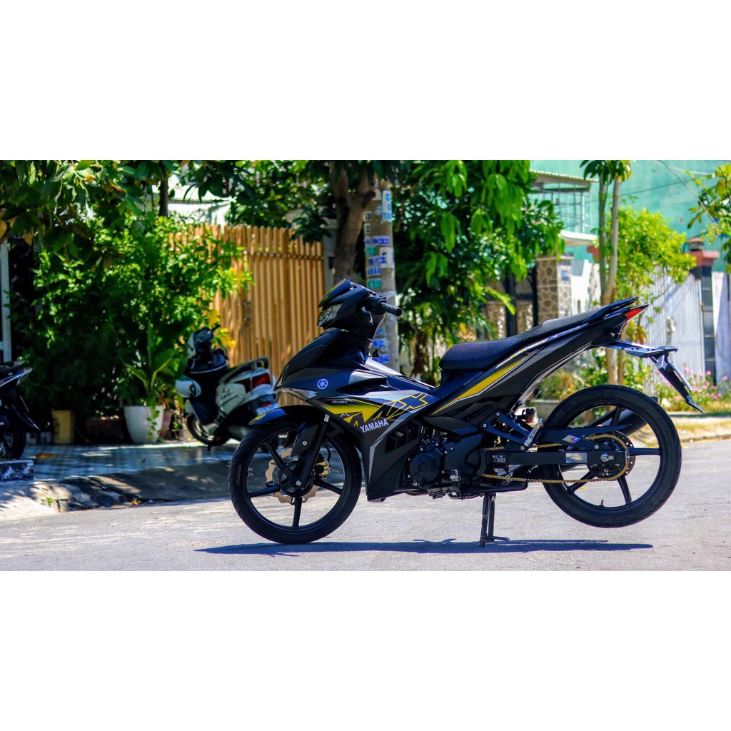 Tem Rời Dán Xe Exciter 150 Mẫu MX Vàng Đen Cực Đẹp, Hàng 3 Lớp Chất Lượng Cao .Team Decal