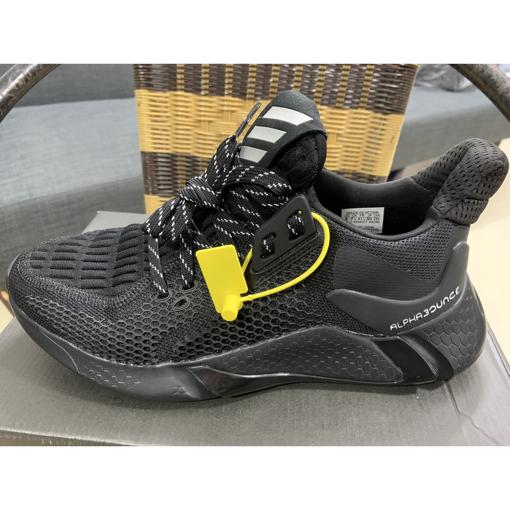 giày Nam Adidas Alphabounce instinct 2020 Full box, bill- Đen Full chữ trắng