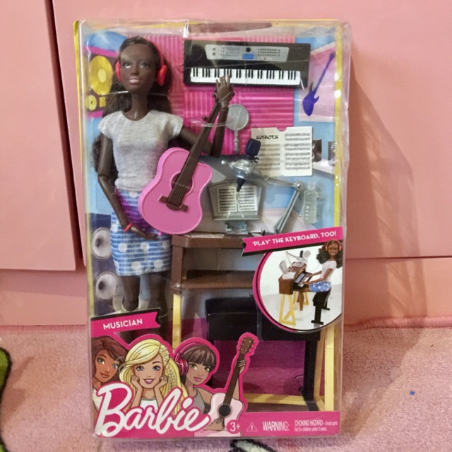 Bộ Nhạc Cụ Và Băng Đeo Đầu Gối Cho Búp Bê Barbie