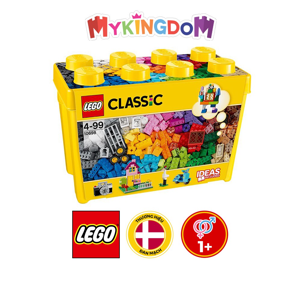 Bộ lắp ráp Thùng Gạch Lớn Lego Classic Sáng Tạo 10698