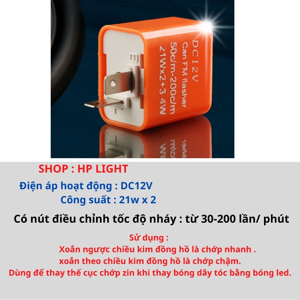 [Mã LIFEAUMAY giảm 10% tối đa 30k đơn 150k] Cục Chớp Xinhan Điện Tử Loại 1 Có Nút Tăng Chỉnh Nhanh Chậm