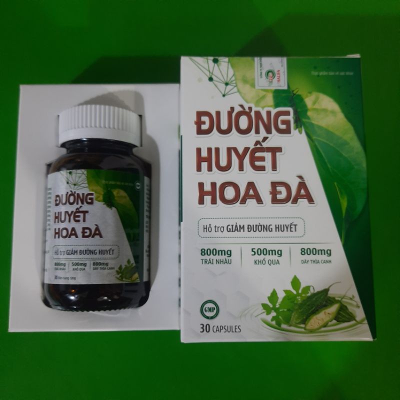 Viên uống tiểu đường - ĐƯỜNG HUYẾT HOA ĐÀ - Hỗ trợ hạ đường huyết,ổn định đường huyết - giảm biến chứng tiểu đường