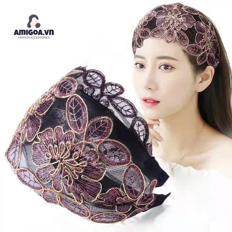 ✨✨Băng Đô Cài Tóc Bản Rộng Phong Cách Retro Thời Trang Xuân Hè Cho Nữ