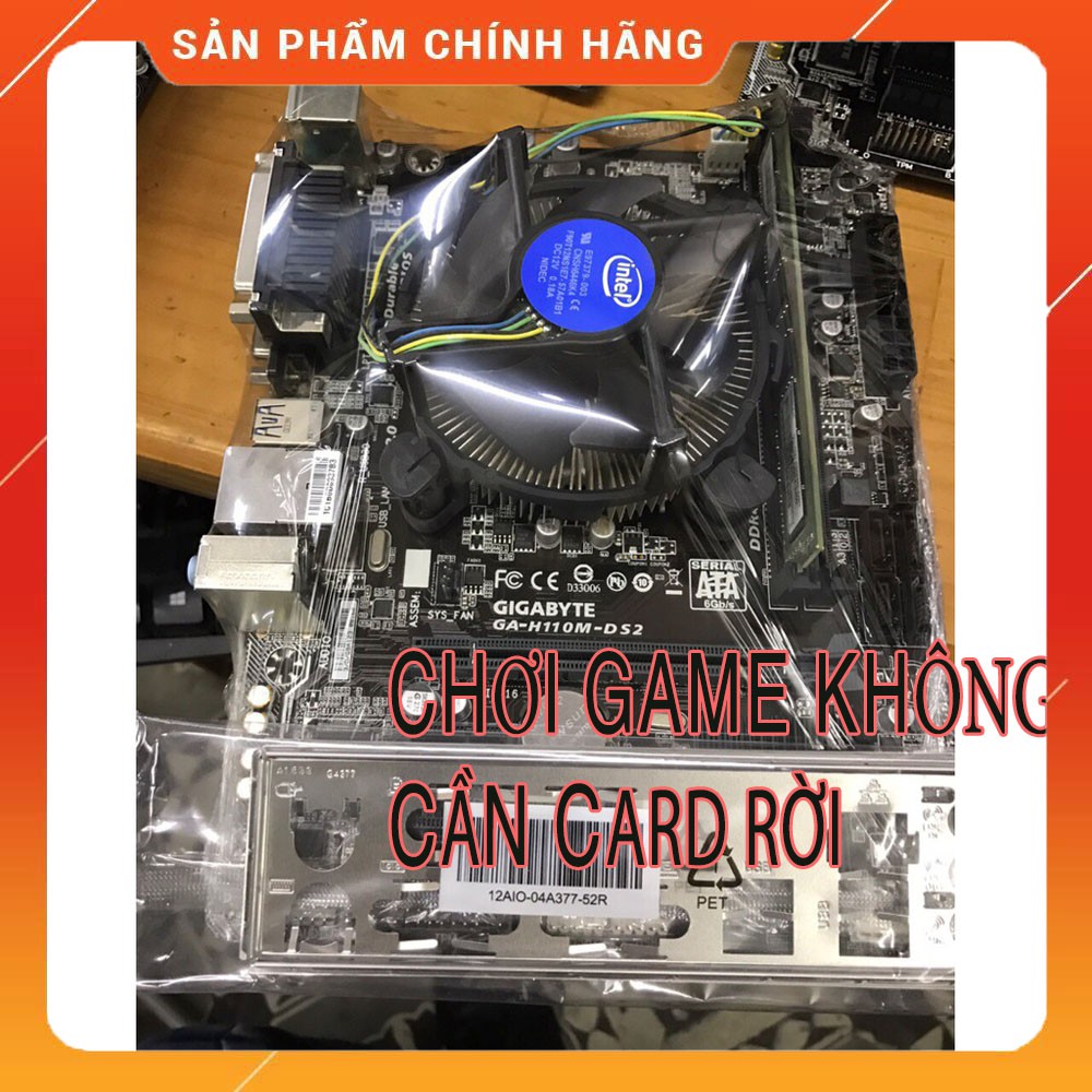  Combo Main H110 + CPU G4560+ram 8g+fan zin chiến game không cần card rời