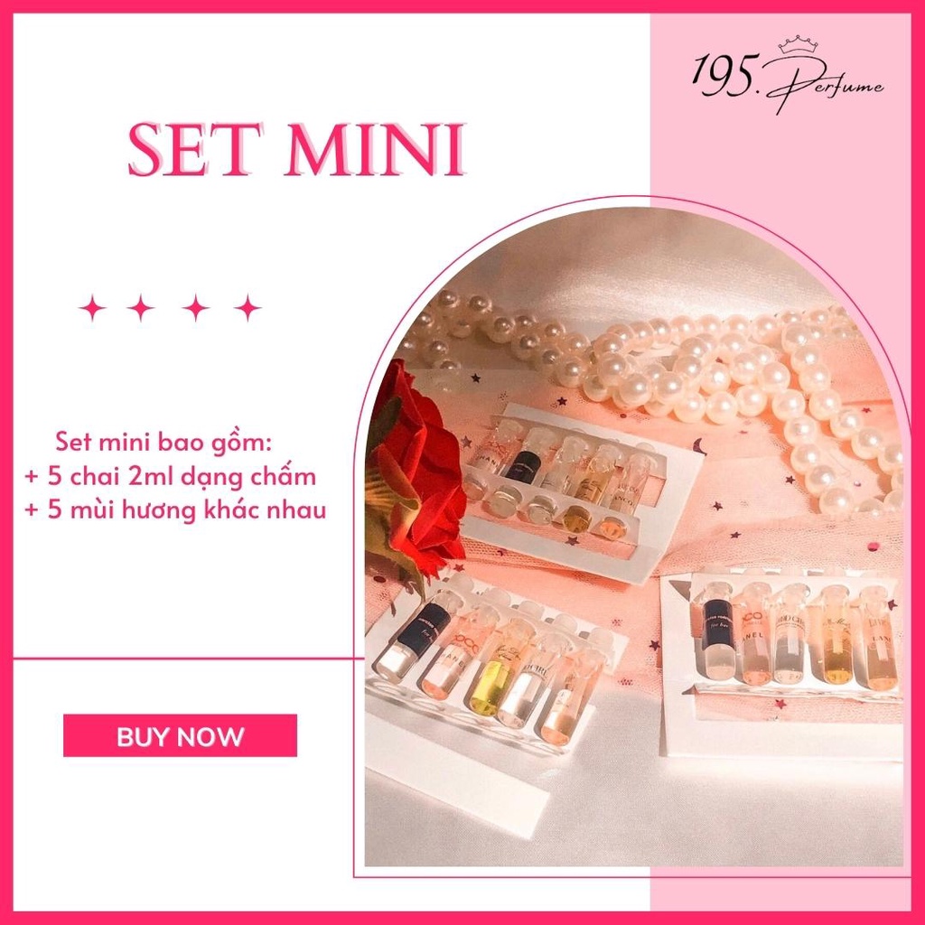 Set nước hoa mini mẫu thử