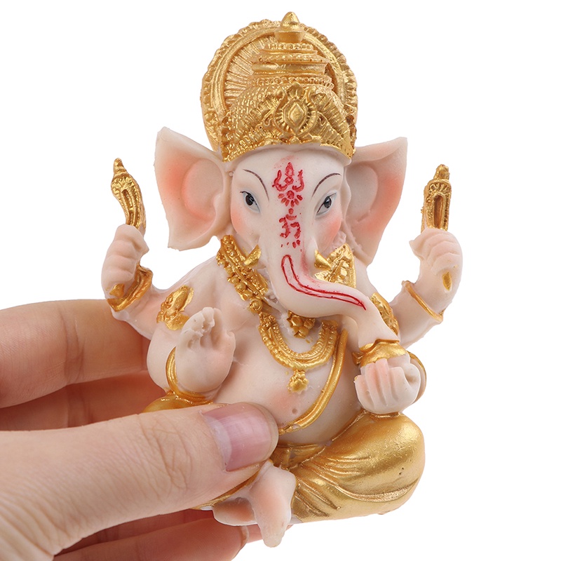 Tượng Thần Chú Voi May Mắn 0609 Để Bàn Trang Trí