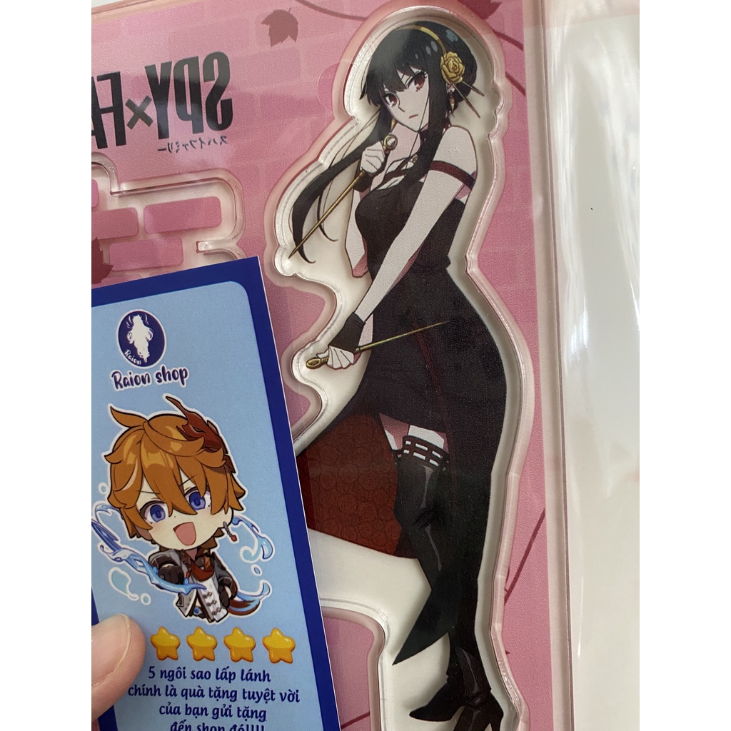 Mô Hình Standee Acrylic Mica Anime Spy x Family