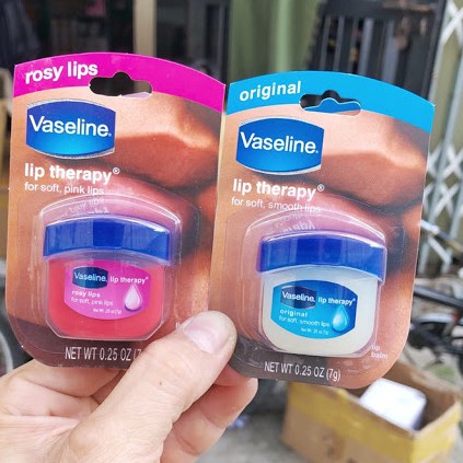DƯỠNG MÔI VASELINE CÓ MÀU LIP THÂM THERAPY 7g - dưỡng môi vazelin