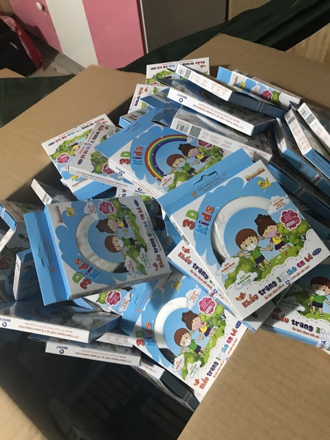 KHẨU TRANG KHÁNG KHUẨN 3D KIDS HỘP 10 CÁI | BigBuy360 - bigbuy360.vn