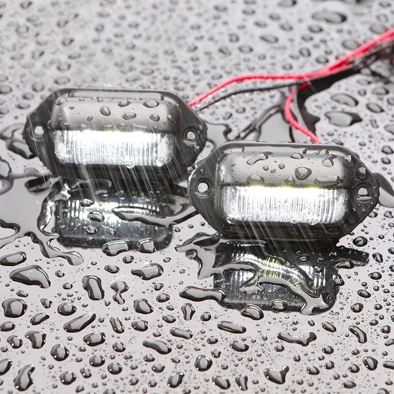 1 Đèn LED 6 Bóng Gắn Biển Số Xe Hơi / Xe Tải / Tàu Thuyền