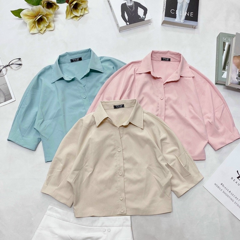 ÁO KIỂU THIẾT KẾ FORM NGẮN