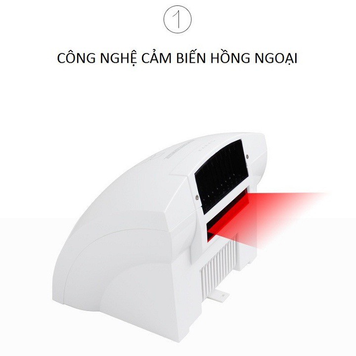 Máy Sấy Tay sử dụng cảm biến hồng ngoại - Máy Sấy Tay Tự Động.
