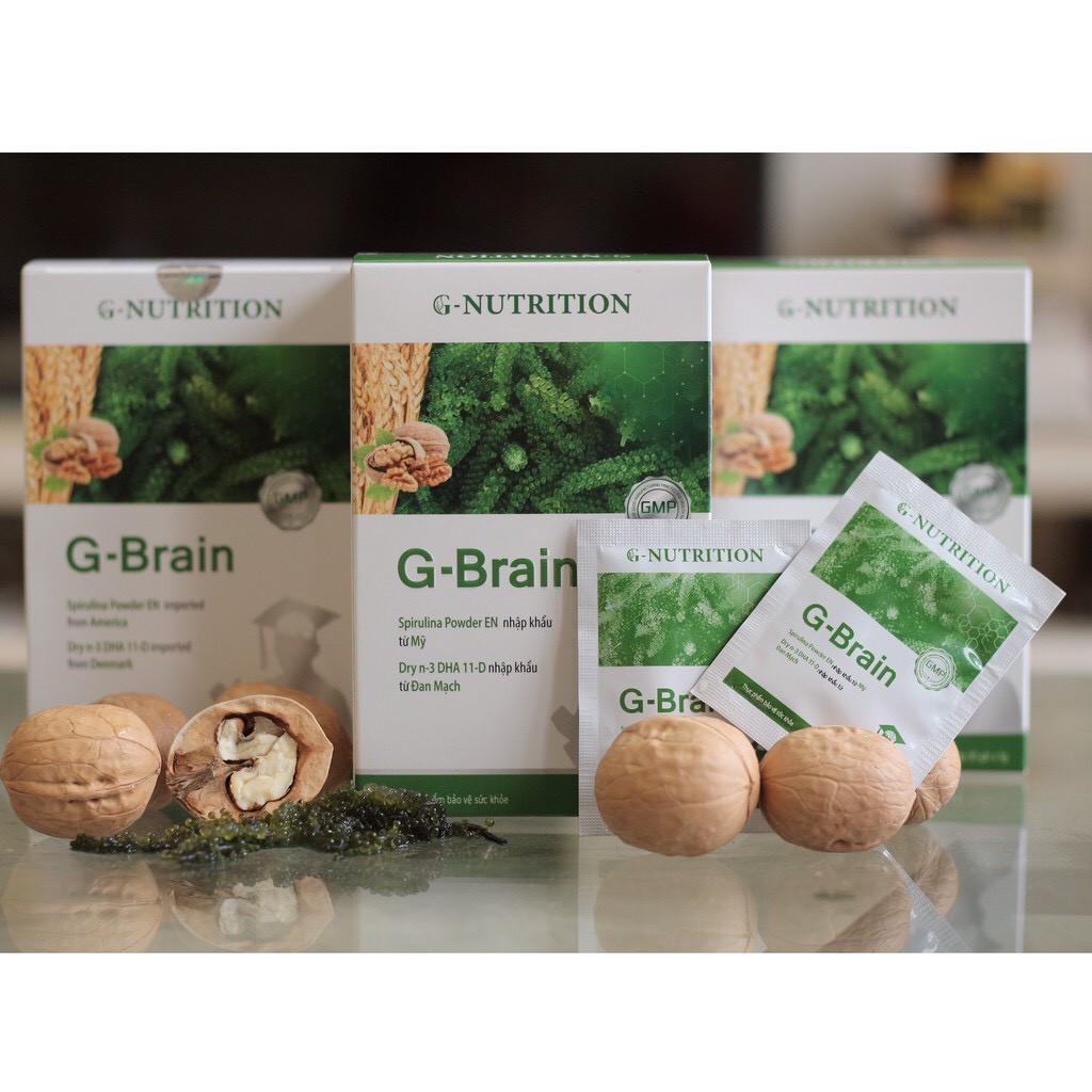 (CHÍNH HÃNG + QUÀ TẶNG) Cốm Sữa Tảo Non G-Brain - Bổ Sung DHA, Các Vitamin Hỗ Trợ Phát Triển Não Bộ Cho Trẻ